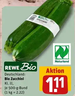 REWE DE Bio Zucchini tilbud