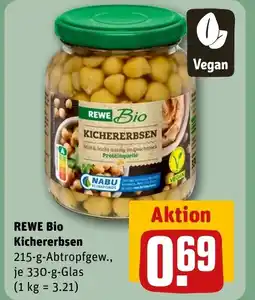 REWE DE REWE Bio Kichererbsen tilbud