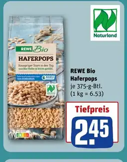 REWE DE REWE Bio Haferpops tilbud