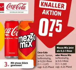REWE DE Coca-Cola oder Mezzo Mix tilbud