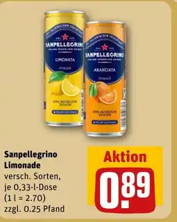 REWE DE Sanpellegrino Limonade tilbud