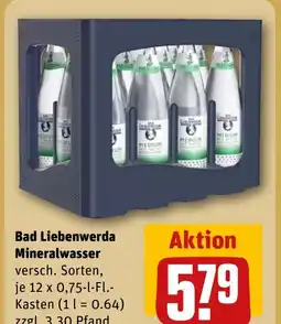 REWE DE Bad Liebenwerda Mineralwasser tilbud