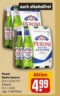 REWE DE Peroni Nastro Azzurro tilbud