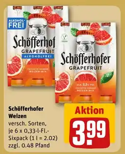 REWE DE Schöfferhofer Weizen tilbud