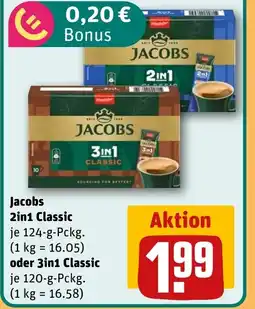 REWE DE Jacobs 2in1 Classic oder 3in1 Classic tilbud
