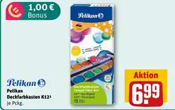 REWE DE Pelikan Deckfarbkasten K12 tilbud