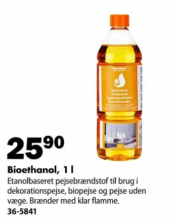 Biltema Bioethanol, 1 l tilbud