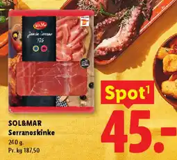 Lidl Serranoskinke tilbud