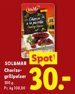 Lidl Chorizo grillpølser tilbud