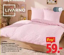 Lidl Sengesæt af seersucker tilbud