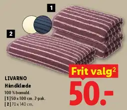 Lidl Håndklæde tilbud