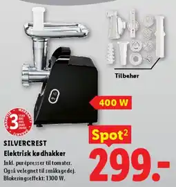 Lidl Elektrisk kødhakker tilbud