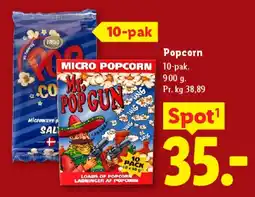 Lidl Popcorn (10-pak) tilbud