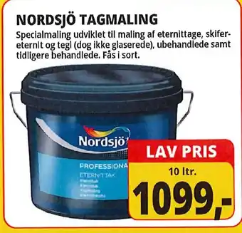 Farveland Nordsjö Tagmaling tilbud