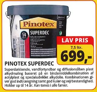 Farveland Pinotex Superdec tilbud