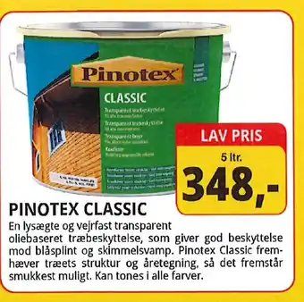 Farveland Pinotex classic tilbud
