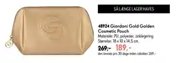 Oriflame Giordani Gold Golden Cosmetic Pouch tilbud