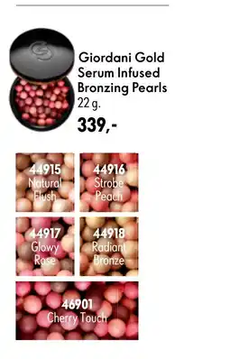 Oriflame Giordani Gold Serum Infused Bronzing Pearls tilbud