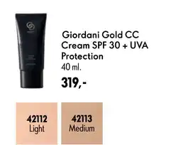 Oriflame Giordani Gold CC Cream SPF 30+ UVA Protection tilbud