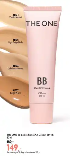 Oriflame THE ONE BB Beautifier MAX Cream SPF 15 tilbud