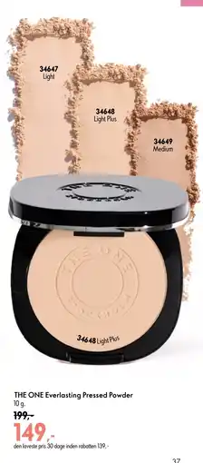 Oriflame THE ONE Everlasting Pressed Powder tilbud
