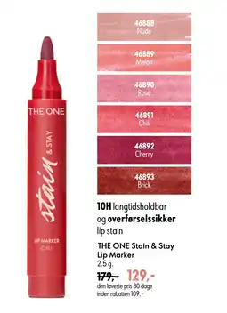 Oriflame THE ONE Stain & Stay Lip Marker tilbud