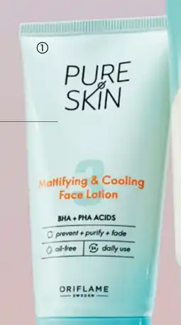 Oriflame Pure Skin Mattifying & Cooling Face Lotion tilbud
