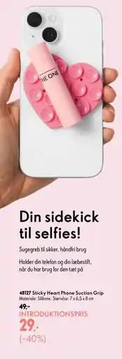 Oriflame Sticky Heart Phone Suction Grip tilbud
