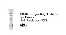 Oriflame Novage+ Bright Intense Eye Cream tilbud