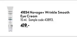Oriflame Novage+ Wrinkle Smooth Eye Cream tilbud