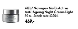 Oriflame Novage+ Multi-Active Anti-Ageing Night Cream Light tilbud