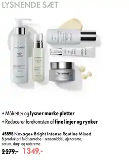 Oriflame Novage+ Bright Intense Routine Mixed tilbud