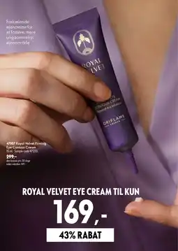 Oriflame Royal Velvet Firming Eye Contour Cream tilbud