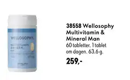 Oriflame Wellosophy Multivitamin & Mineral Man tilbud