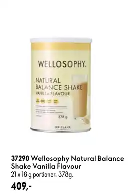Oriflame Wellosophy Natural Balance Shake Vanilla Flavour tilbud