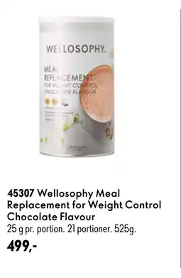 Oriflame Wellosophy Meal Replacement for Weight Control Chocolate Flavour tilbud