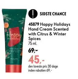 Oriflame Happy Holidays Hand Cream Scented with Citrus & Winter Spices tilbud