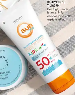 Oriflame Sun Zone Face & Body Lotion Kids SPF 50 High tilbud