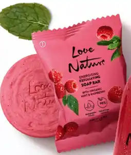 Oriflame Love Nature Energising Exfoliating Soap Bar with Organic Mint & Raspberry tilbud