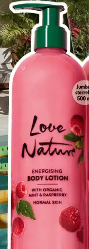 Oriflame Love Nature Energising Body Lotion with Organic Mint & Raspberry tilbud