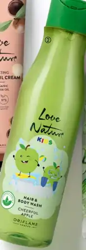 Oriflame Love Nature Kids Hair & Body Wash Cheerful Apple tilbud
