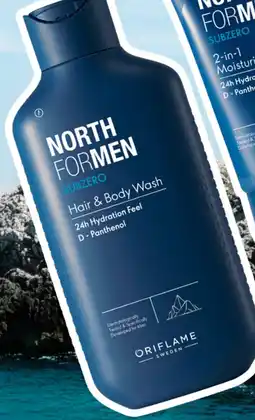 Oriflame North For Men Subzero Hair & Body Wash tilbud