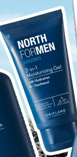 Oriflame North For Men Subzero 2-in-1 Moisturising Gel tilbud