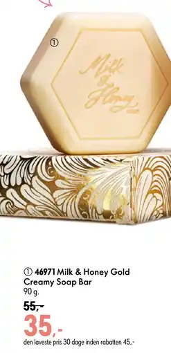 Oriflame Milk & Honey Gold Creamy Soap Bar tilbud
