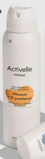 Oriflame Activelle Extreme Anti-Perspirant Spray Deodorant tilbud