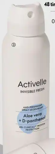 Oriflame Activelle Invisible Fresh Anti-Perspirant Spray Deodorant tilbud