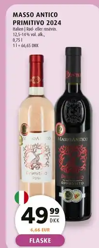 Scandinavian Park MASSO ANTICO PRIMITIVO 2024 tilbud