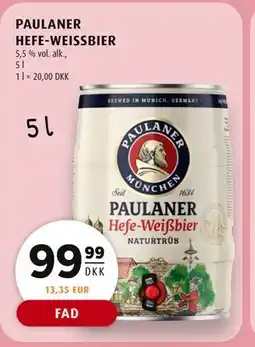 Scandinavian Park PAULANER HEFE-WEISSBIER tilbud