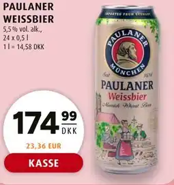 Scandinavian Park PAULANER WEISSBIER tilbud