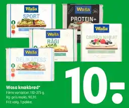 Coop 365 Wasa knækbrød tilbud